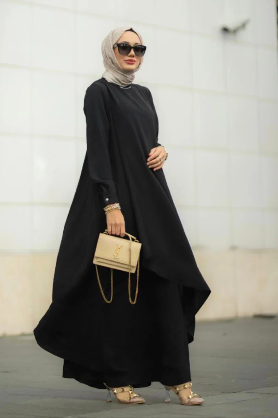 Stylish Black Knitwear Abaya Only at Turkista