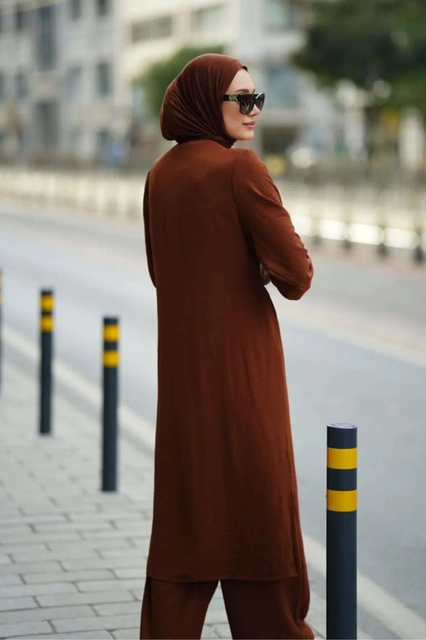 Coffee Brown Abaya A Modest Chic Outfit from Turkista