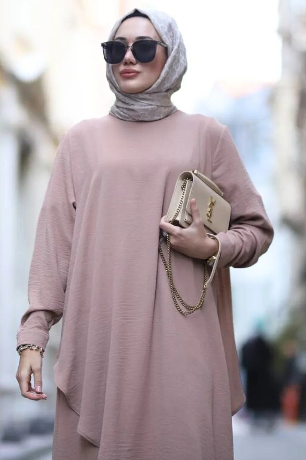 Stylish Sandy Brown Abaya A Modest Outfit